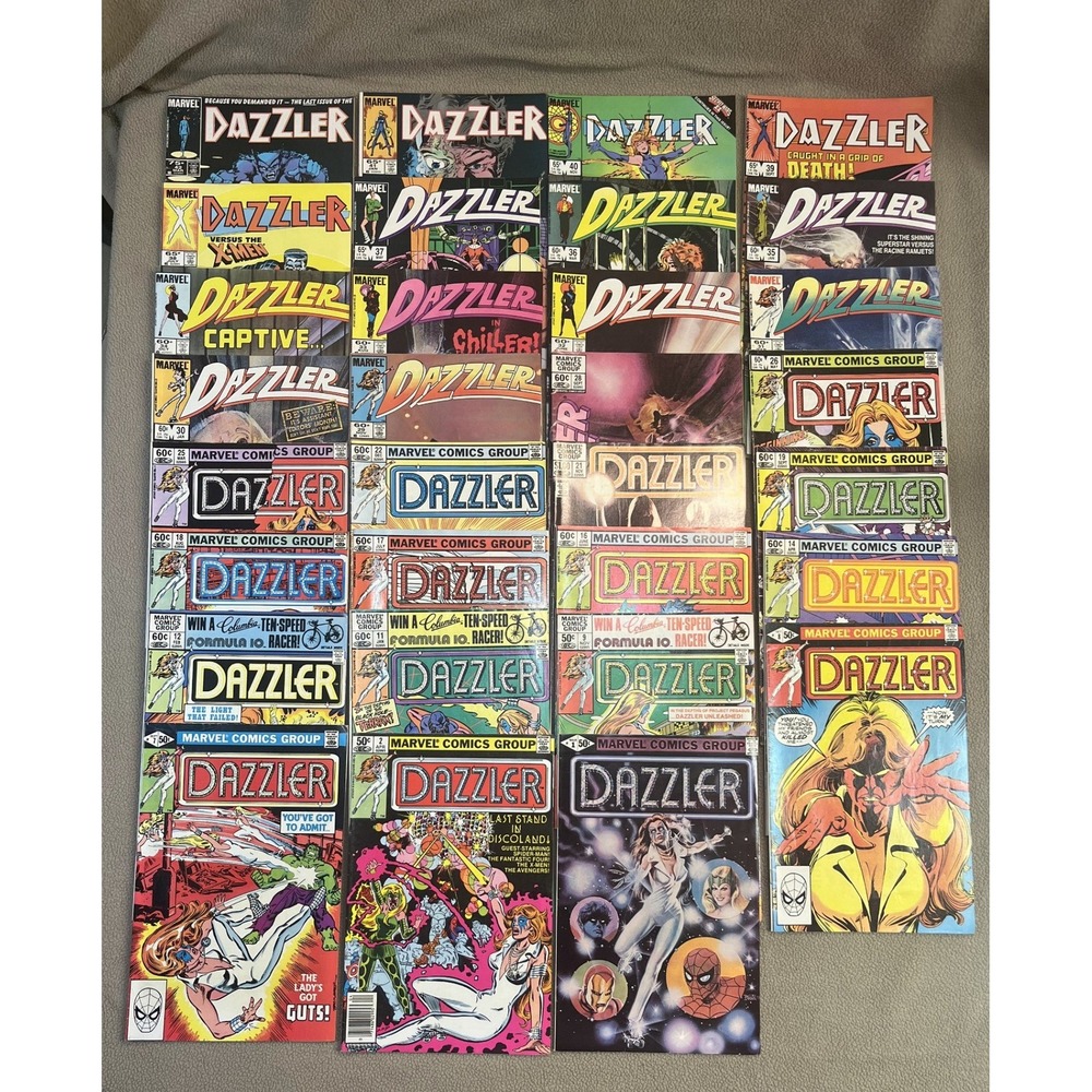 Marvel Comics The Dazzler Comic Book Collection Lot‎ Issues